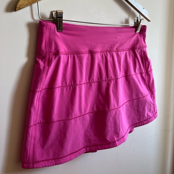 Lululemon pace rival Hot Pink Tennis Skort Size 6 - Picture 2 of 12